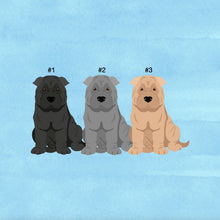 Load image into Gallery viewer, Shar Pei puppy ornament personalized