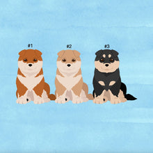 Load image into Gallery viewer, Shiba Inu puppy ornament personalized