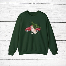 Load image into Gallery viewer, American Pitbull (cropped ears) Red Truck Sweatshirt