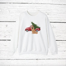 Load image into Gallery viewer, Eurasier Red Truck Sweatshirt