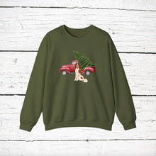 Load image into Gallery viewer, Irish Red and White Red Truck Sweatshirt