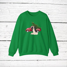 Load image into Gallery viewer, Japanese Chin Red Truck Sweatshirt