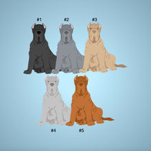 Load image into Gallery viewer, Neapolitan Mastiff (cropped ears) Red Truck Sweatshirt
