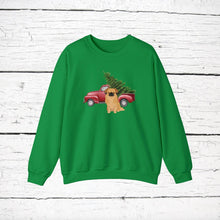 Load image into Gallery viewer, Tibetan Spaniel Red Truck Sweatshirt