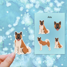Load image into Gallery viewer, Akita Vinyl Sticker Set
