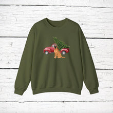 Load image into Gallery viewer, Belgian Malinois Red Truck Sweatshirt