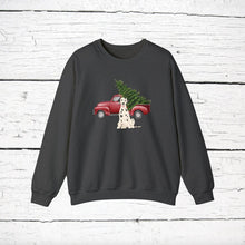 Load image into Gallery viewer, Dalmatian Red Truck Sweatshirt