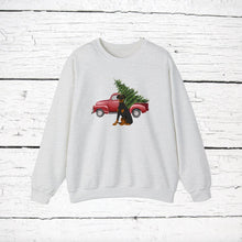 Load image into Gallery viewer, Doberman Pinscher Red Truck Sweatshirt