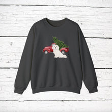 Load image into Gallery viewer, Maltese Red Truck Sweatshirt