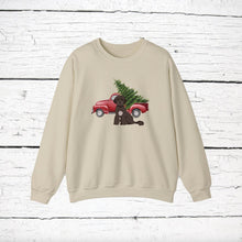Load image into Gallery viewer, Portuguese Water Dog Red Truck Sweatshirt