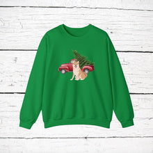 Load image into Gallery viewer, Shiba Inu Red Truck Sweatshirt
