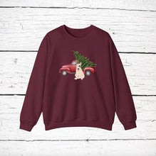 Load image into Gallery viewer, Bull Terrier Red Truck Sweatshirt