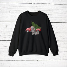 Load image into Gallery viewer, Keeshond Red Truck Sweatshirt