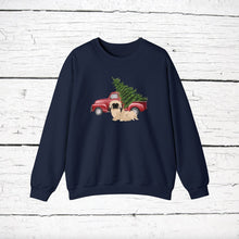 Load image into Gallery viewer, Pekingese Red Truck Sweatshirt