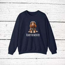 Load image into Gallery viewer, Basset Hound 'READY FOR WINTER' Sweatshirt