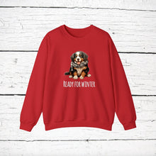 Load image into Gallery viewer, Bernese Mountain Dog 'READY FOR WINTER' Sweatshirt
