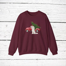 Load image into Gallery viewer, Lowchen Red Truck Sweatshirt