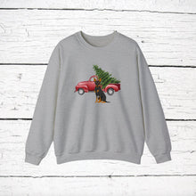 Load image into Gallery viewer, Toy Manchester Terrier Red Truck Sweatshirt