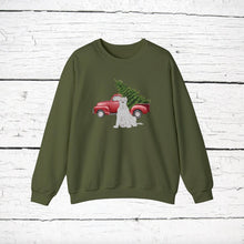 Load image into Gallery viewer, Neapolitan Mastiff (cropped ears) Red Truck Sweatshirt