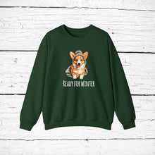 Load image into Gallery viewer, Pembroke Welsh Corgi 'READY FOR WINTER' Sweatshirt
