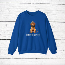Load image into Gallery viewer, Rhodesian Ridgeback 'READY FOR WINTER' Sweatshirt