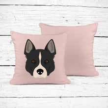 Load image into Gallery viewer, Karelian Bear Dog 14"x14" faux suede pillow, pillow and cover, throw pillow