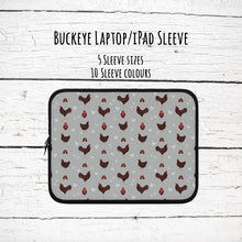 Load image into Gallery viewer, Buckeye chicken laptop/iPad sleeve