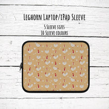 Load image into Gallery viewer, Leghorn chicken laptop/iPad sleeve