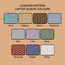 Load image into Gallery viewer, Leghorn chicken laptop/iPad sleeve