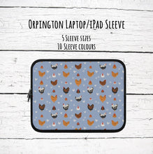 Load image into Gallery viewer, Orpington chicken laptop/iPad sleeve