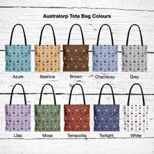 Load image into Gallery viewer, Australorp Chicken pattern tote bag - chicken tote bag - farm animal carry bag