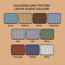Load image into Gallery viewer, California Grey chicken laptop/iPad sleeve