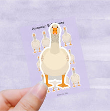 Load image into Gallery viewer, American Buff Goose vinyl sticker sheet