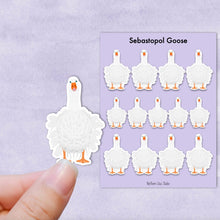 Load image into Gallery viewer, Sebastopol Goose vinyl sticker sheet