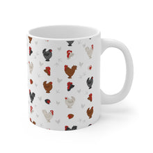 Load image into Gallery viewer, Frizzle chicken pattern 11 oz mug