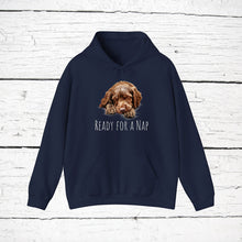 Load image into Gallery viewer, American Water Spaniel "Ready for a Nap" Hooded Sweatshirt