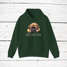 Load image into Gallery viewer, Boerboel "Ready for a Nap" Hooded Sweatshirt