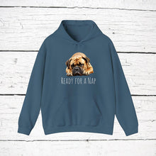 Load image into Gallery viewer, Bullmastiff "Ready for a Nap" Hooded Sweatshirt