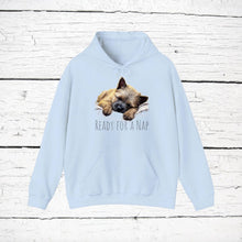 Load image into Gallery viewer, Cairn Terrier "Ready for a Nap" Hooded Sweatshirt