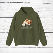 Load image into Gallery viewer, Canaan Dog "Ready for a Nap" Hooded Sweatshirt