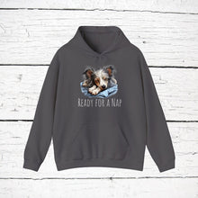 Load image into Gallery viewer, Chinese Crested "Ready for a Nap" Hooded Sweatshirt