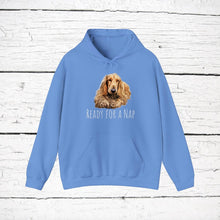 Load image into Gallery viewer, Afghan Hound "Ready for a Nap" Hooded Sweatshirt