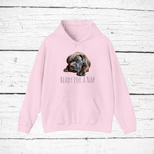 Load image into Gallery viewer, Cane Corso "Ready for a Nap" Hooded Sweatshirt