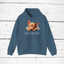 Load image into Gallery viewer, Cirneco dell'Etna "Ready for a Nap" Hooded Sweatshirt