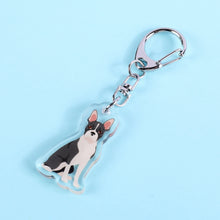 Load image into Gallery viewer, Boston Terrier acrylic zipper pull