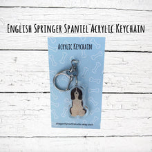 Load image into Gallery viewer, English Springer Spaniel acrylic zipper pull