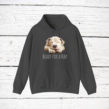 Load image into Gallery viewer, Dogo Argentino "Ready for a Nap" Hooded Sweatshirt