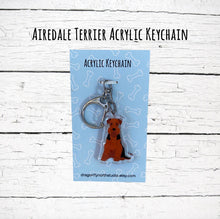 Load image into Gallery viewer, Airedale Terrier acrylic zipper pull