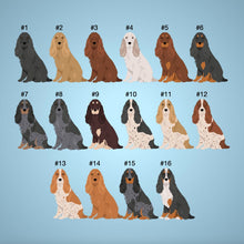 Load image into Gallery viewer, English Cocker Spaniel (fawn) acrylic zipper pull