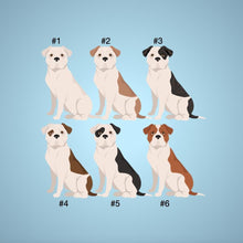 Load image into Gallery viewer, American Bulldog Vinyl Sticker Set